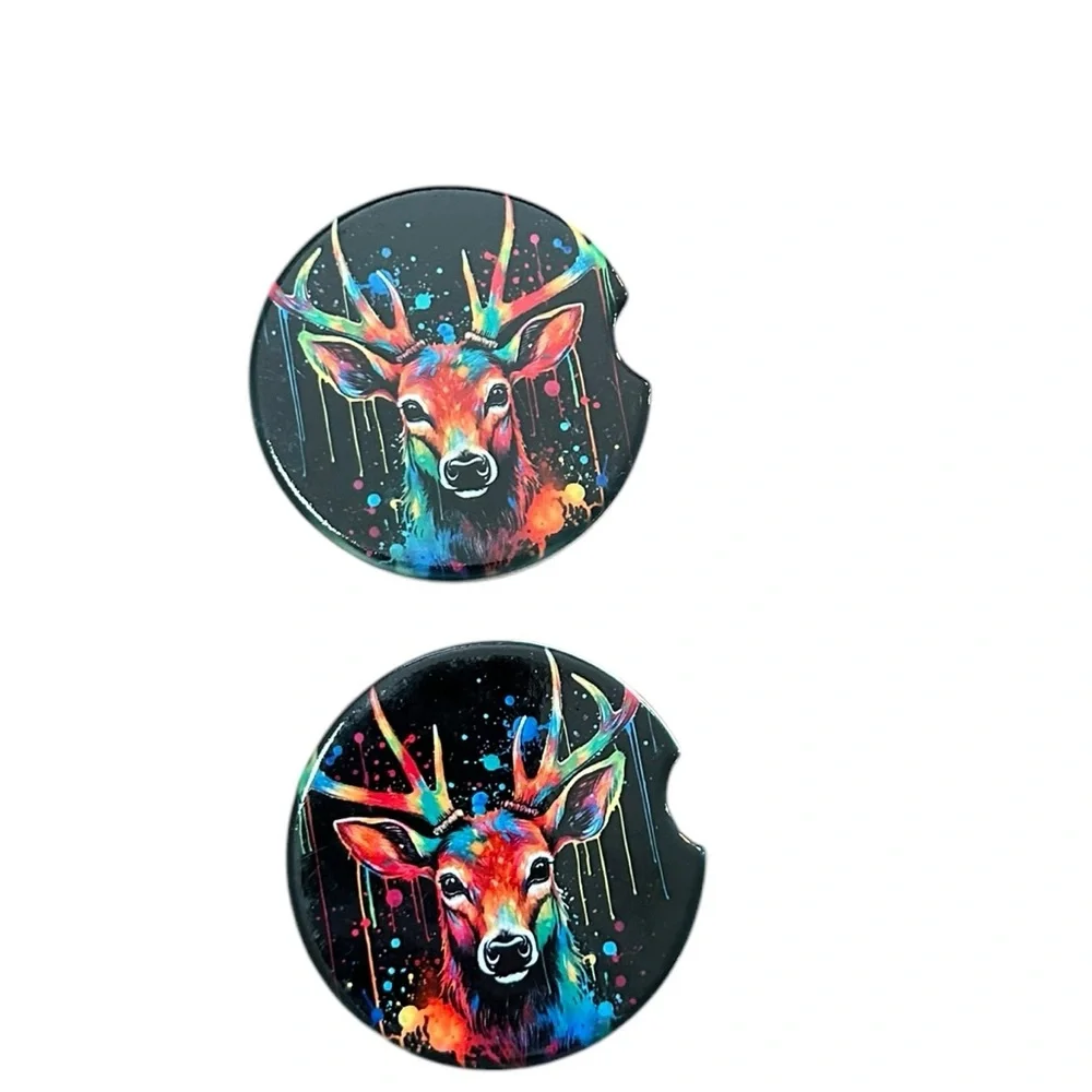 Car coaster set of 2 (chose 1 set) - Picture 2 of 2
